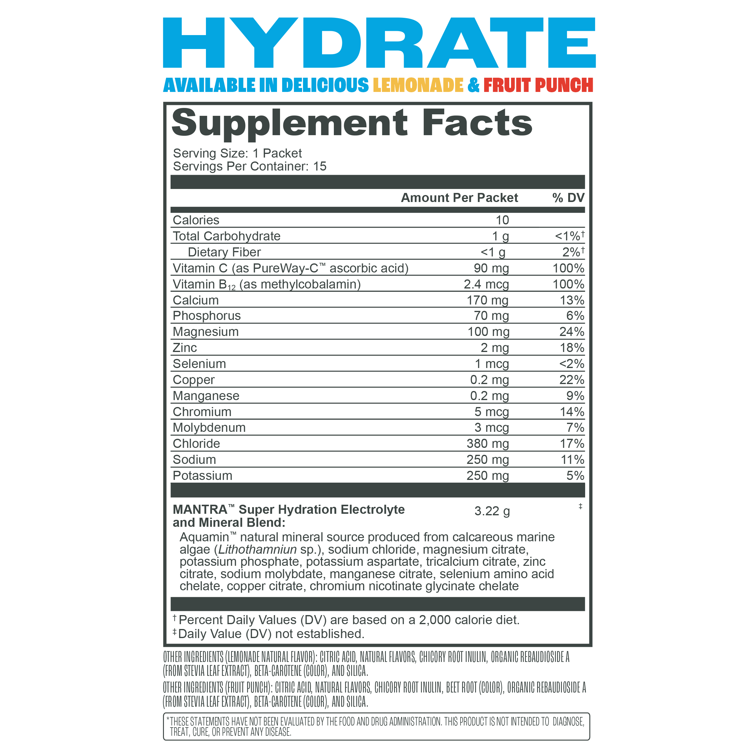 Game-changing, great-tasting, sugar-free hydration supplement